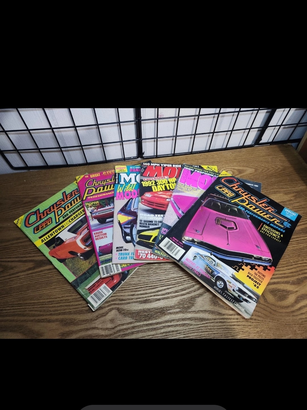 COLLECTION OF HIGH PERFORMANCE MOPAR MAGAZINES And Other Car Magazines 6 Lot